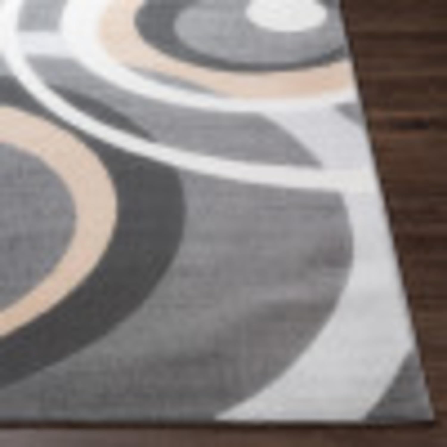 Artistic Weavers Midcentury Modern Thalia Area Rug, 6’7″ X 9′, Gray ...